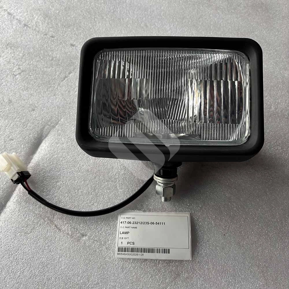 24V 417-06-23212 23S-06-54111 Working Lamp for Komatsu PC200-8 PC210-10 PC300-8 Excavator 24V 417-06-23212 Working Lamp for Komatsu PC200-8 PC300-8 Excavator Headlight