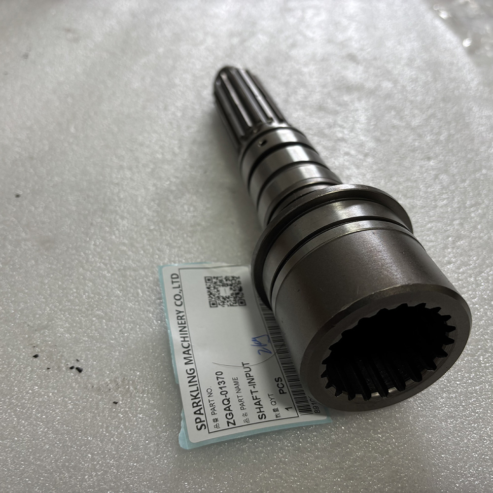 WHEEL EXCAVATOR R200W-7 ZGAQ-01370 SHAFT-INPUT CHINA MADE SPARKLING MACHINERY 2KG