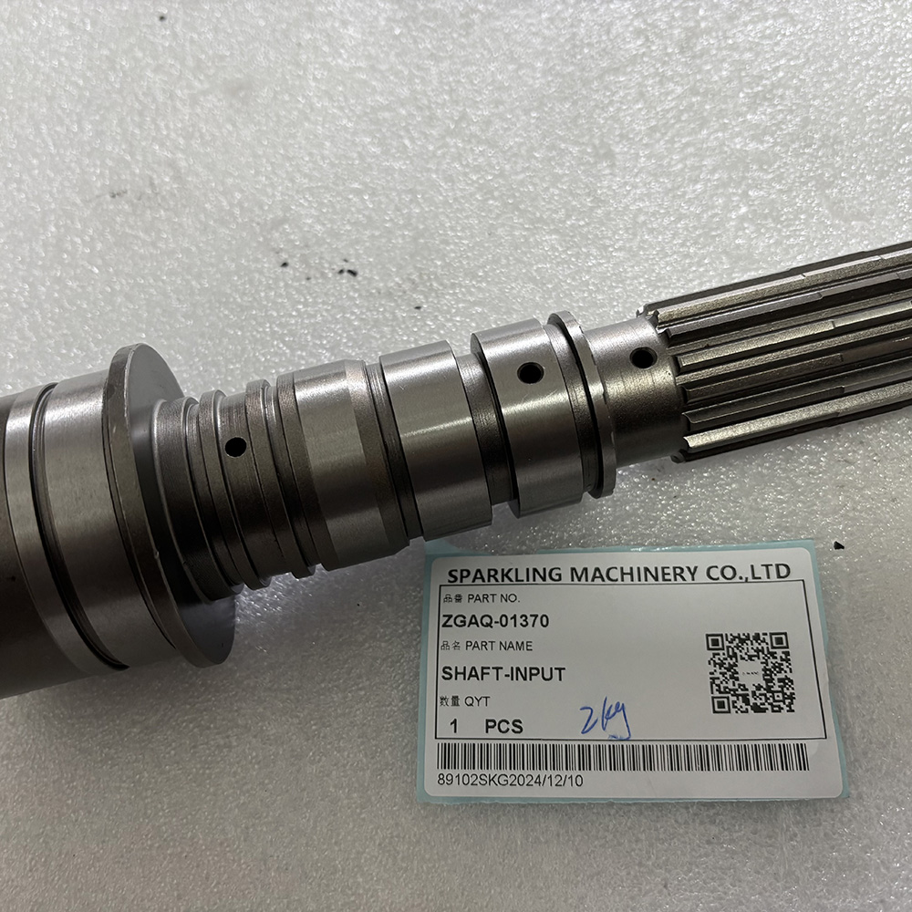 WHEEL EXCAVATOR R200W-7 ZGAQ-01370 SHAFT-INPUT CHINA MADE SPARKLING MACHINERY 2KG