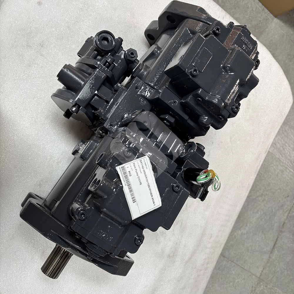 SA1142-00900 Main Hydraulic Pump for Volvo EW170 Kawasaki K3V112DTP10ER-9N34-1 Side-view-of-Kawasaki-K3V112DTP-tandem-pump-SA1142-00900