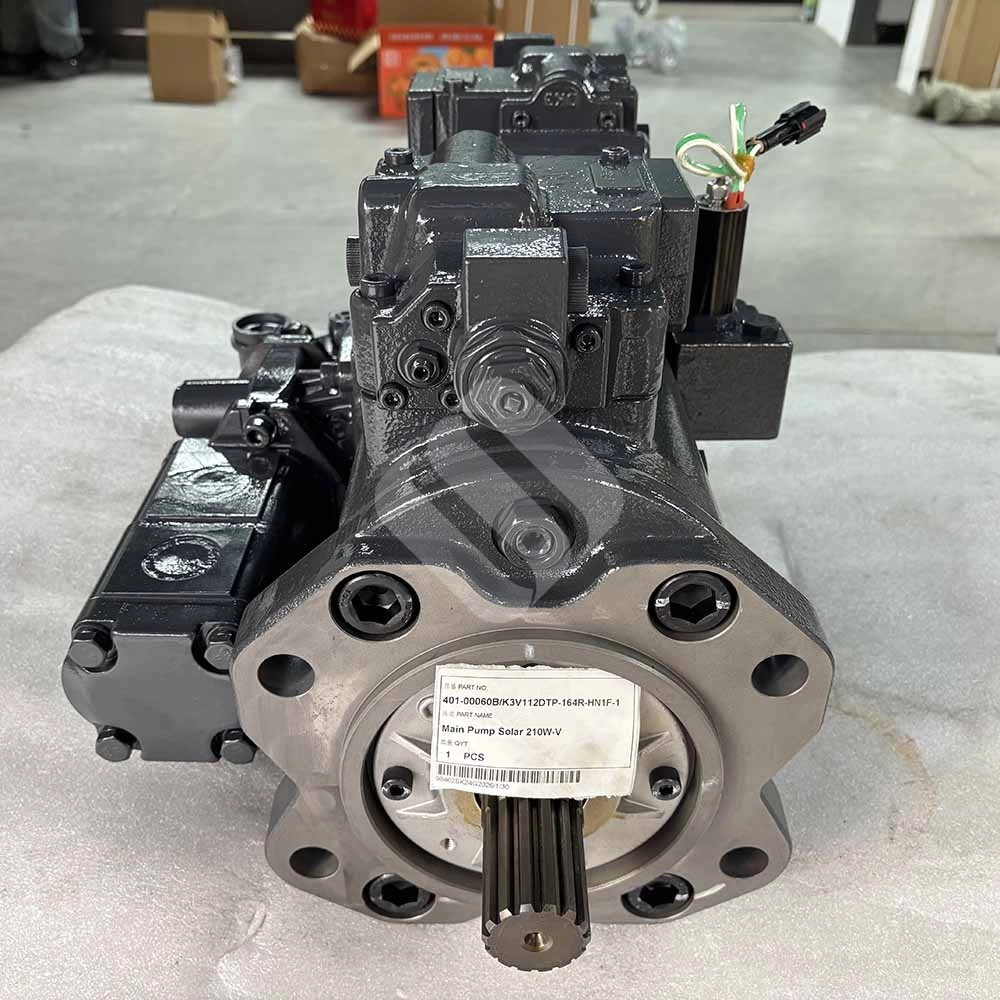 401-00060B Main Hydraulic Pump for Doosan Daewoo Solar 210W-V Kawasaki K3V112DTP Kawasaki-K3V112DTP-164R-HN1F-1-tandem-piston-pump