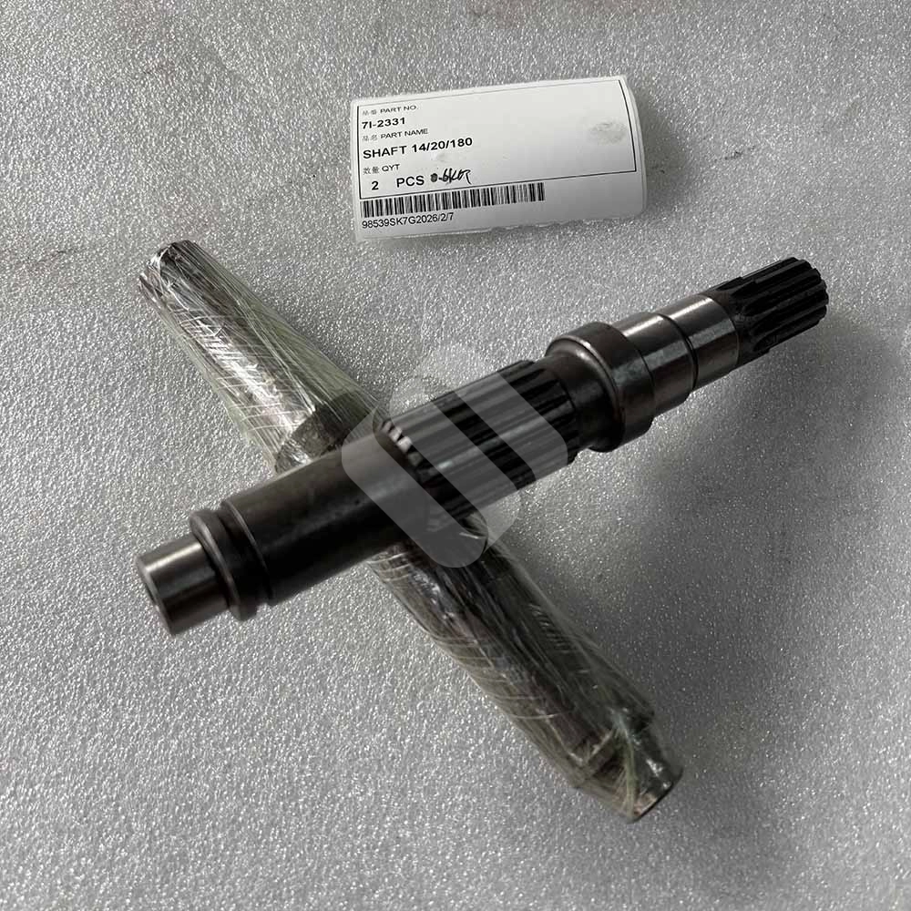7I-2331 Hydraulic Pump Drive Shaft for Caterpillar 320B, 320C, 320D Excavators 7I-2331-heavy-duty-steel-shaft-14-20-180-specification