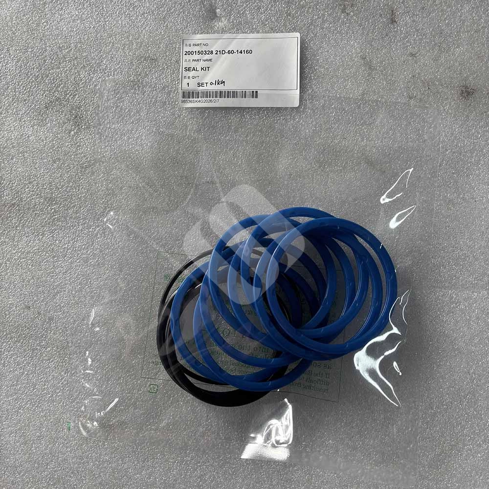 21D-60-14160 Hydraulic Seal Kit for Komatsu PC75-1, PC75R-2, PC95-1, PC110R-1 21D-60-14160-seal-kit-components-for-utility-excavator-repair