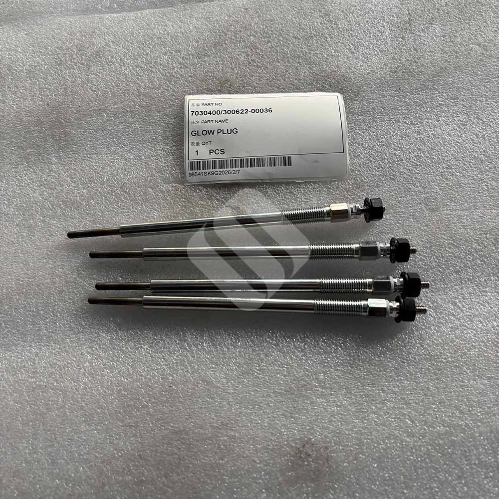 7030400 Glow Plug for Doosan D18 D24 Engines Bobcat E32 E35 Excavators 7030400-diesel-engine-glow-plug-for-Doosan-D24