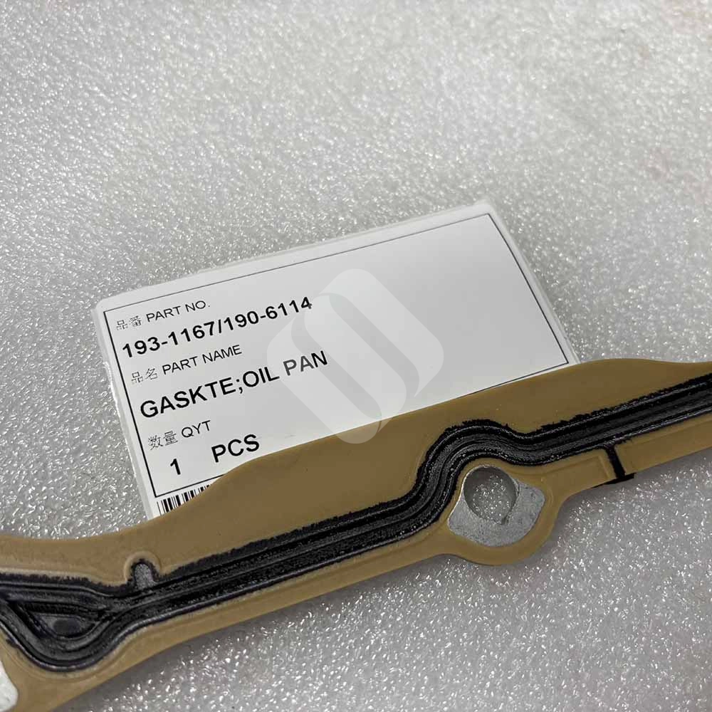 193-1167 Oil Pan Gasket for Cat 3024 & 3024C Engines Fits CAT 247, 247B, 257 193-1167-oil-pan-gasket-for-Caterpillar-3024C-engine
