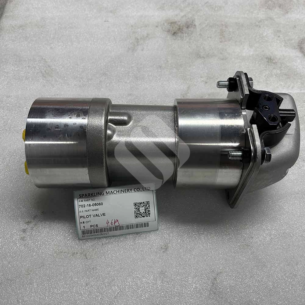 702-16-05060 Pilot Valve for Komatsu PC200-8, PC200LC-8, PC210-8 Komatsu-PC210-8-joystick-pilot-valve-7021605060-view