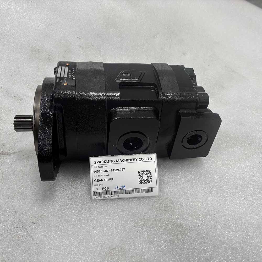 VOLVO EXCAVATOR PARTS MADE IN CHINA NEW EW130 14525546=14524927 GEAR PUMP SPARKLING MACHINERY