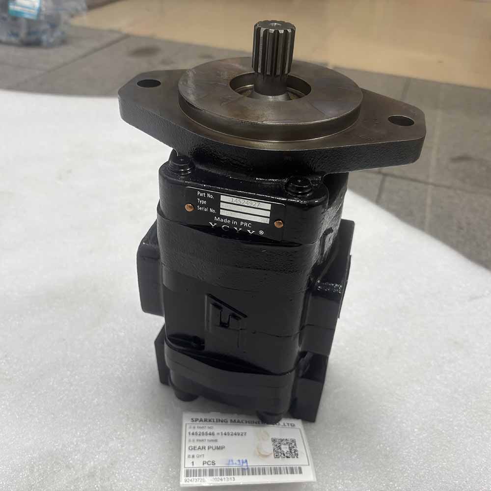 VOLVO EXCAVATOR PARTS MADE IN CHINA NEW EW130 14525546=14524927 GEAR PUMP SPARKLING MACHINERY