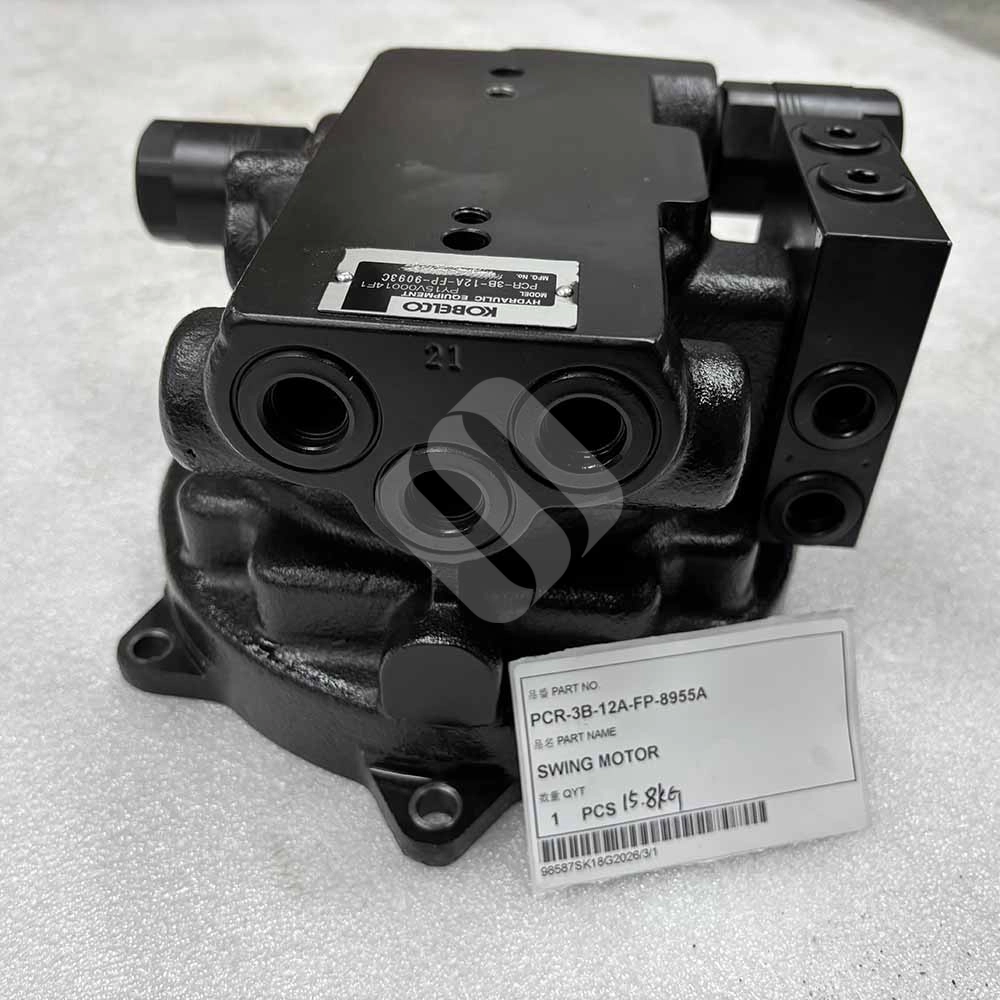 PCR-3B-12A-FP-8955A Swing Motor for Kubota KX121-2, KX121-3, KX161-2 Kubota-KX161-2-mini-excavator-hydraulic-swing-motor-assembly
