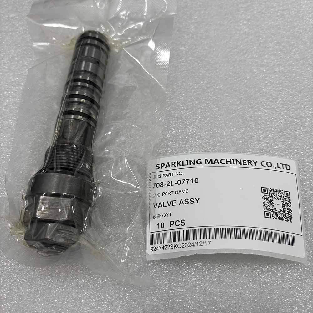 KOMATSU EXCAVATOR PARTS MADE IN CHINA NEW HB205 HB215 PC200 PC200LL PC210 708-2L-07710 VALVE ASSY SPARKLING MACHINERY
