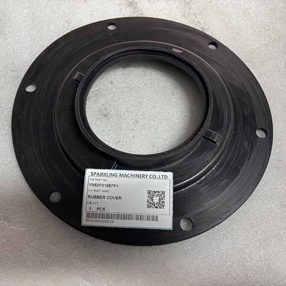 YN52F01857P1 Rubber Dust Cover for Kobelco SK200-8, SK210-8, SK260-9 YN52F01857P1-flexible-rubber-sealing-boot-view