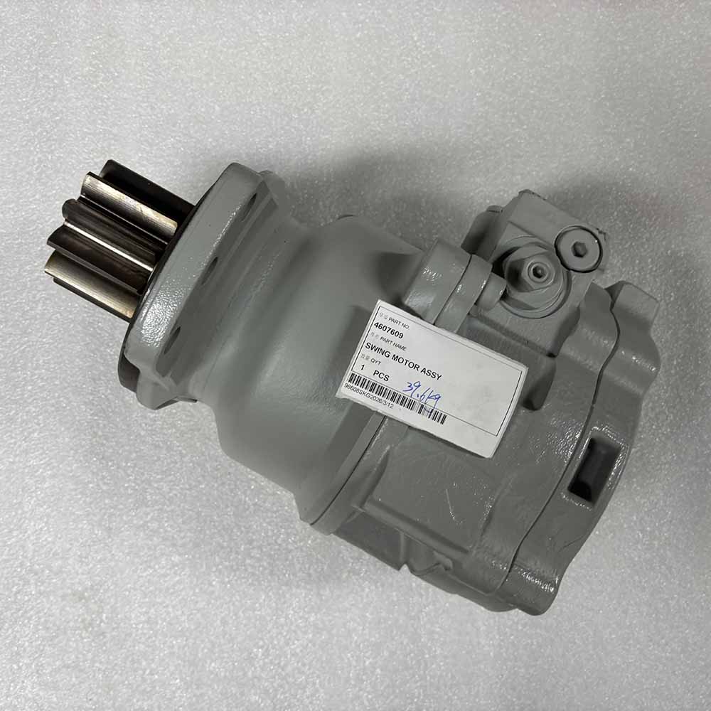 Side-view-of-Hitachi-excavator-swing-motor-4607609