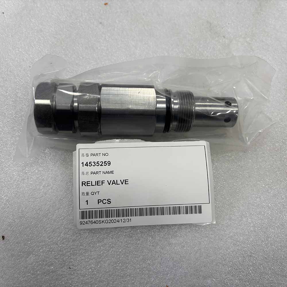 VOLVO EXCAVATOR PARTS MADE IN CHINA NEW EC180D EC210C EC210D EC220D EC235C EC235D 14535259 RELIEF VALVE SPARKLING MACHINERY
