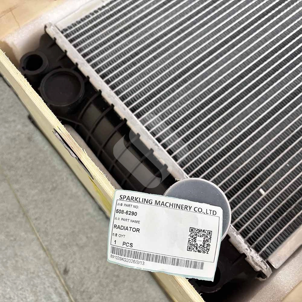 CAT C7.1 508-6290 Engine Radiator for Caterpillar 320, 323 Excavator Caterpillar-320-GC-compatible-cooling-system-radiator-5086290
