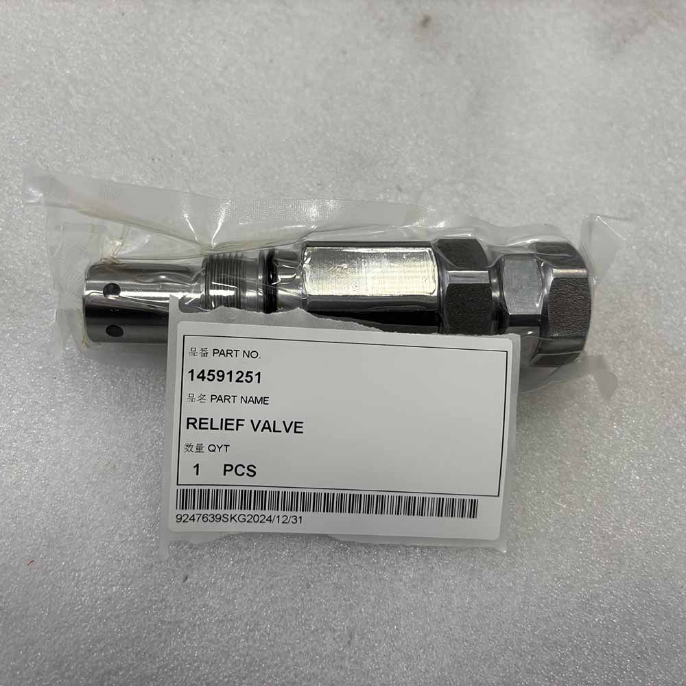 VOLVO EXCAVATOR PARTS MADE IN CHINA NEW EC250D EC250E EC300D EC300E PL3005D 14591251 RELIEF VALVE SPARKLING MACHINERY