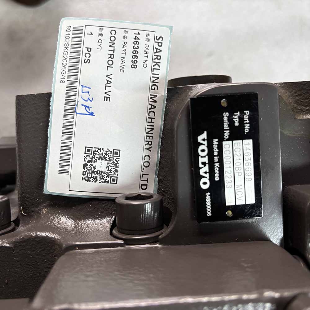 Volvo-EC210B-EC210D-hydraulic-distributor-valve-14636698