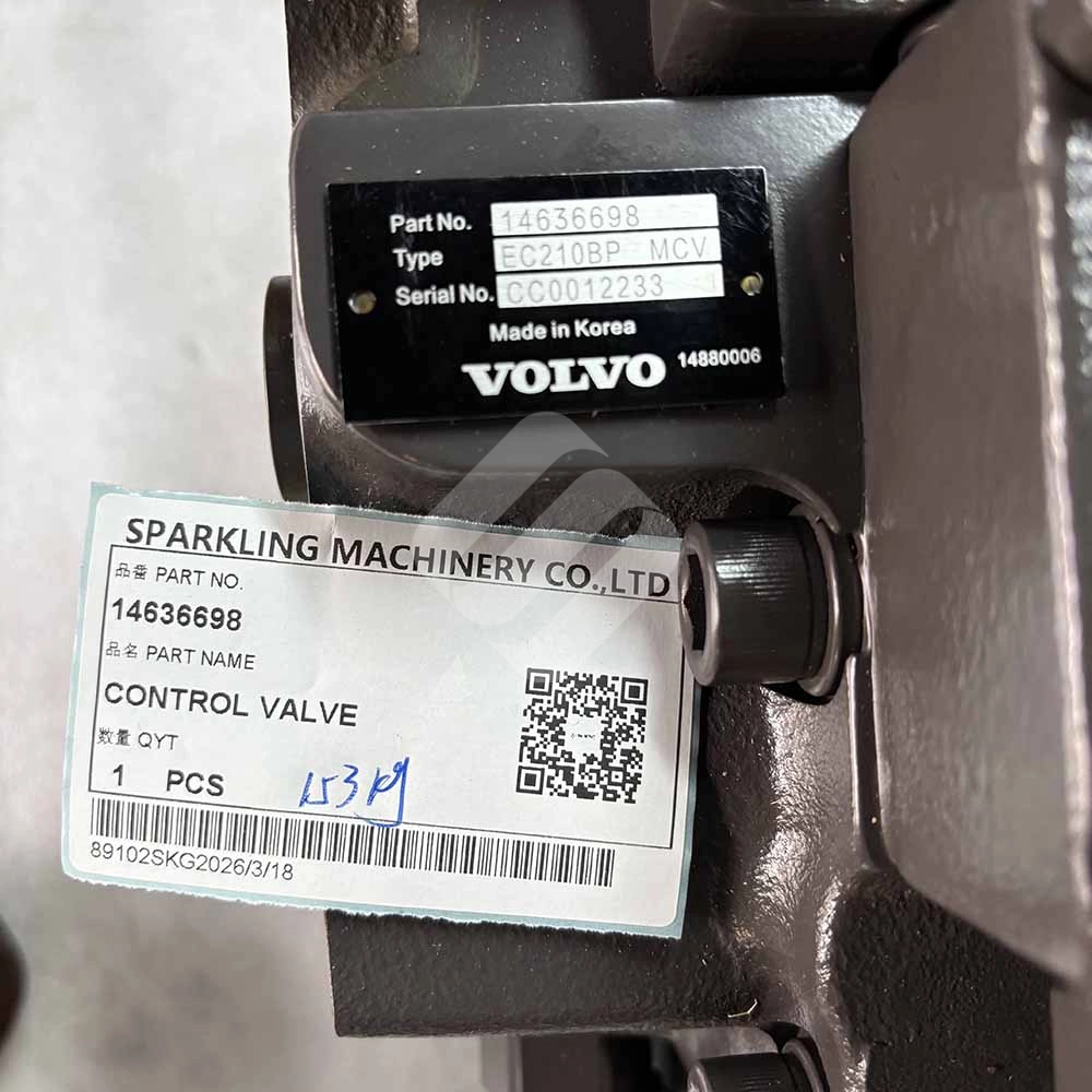 14636698 Main Control Valve for Volvo EC210B, EC210C, EC210D Volvo-EC210B-EC210D-hydraulic-distributor-valve-14636698