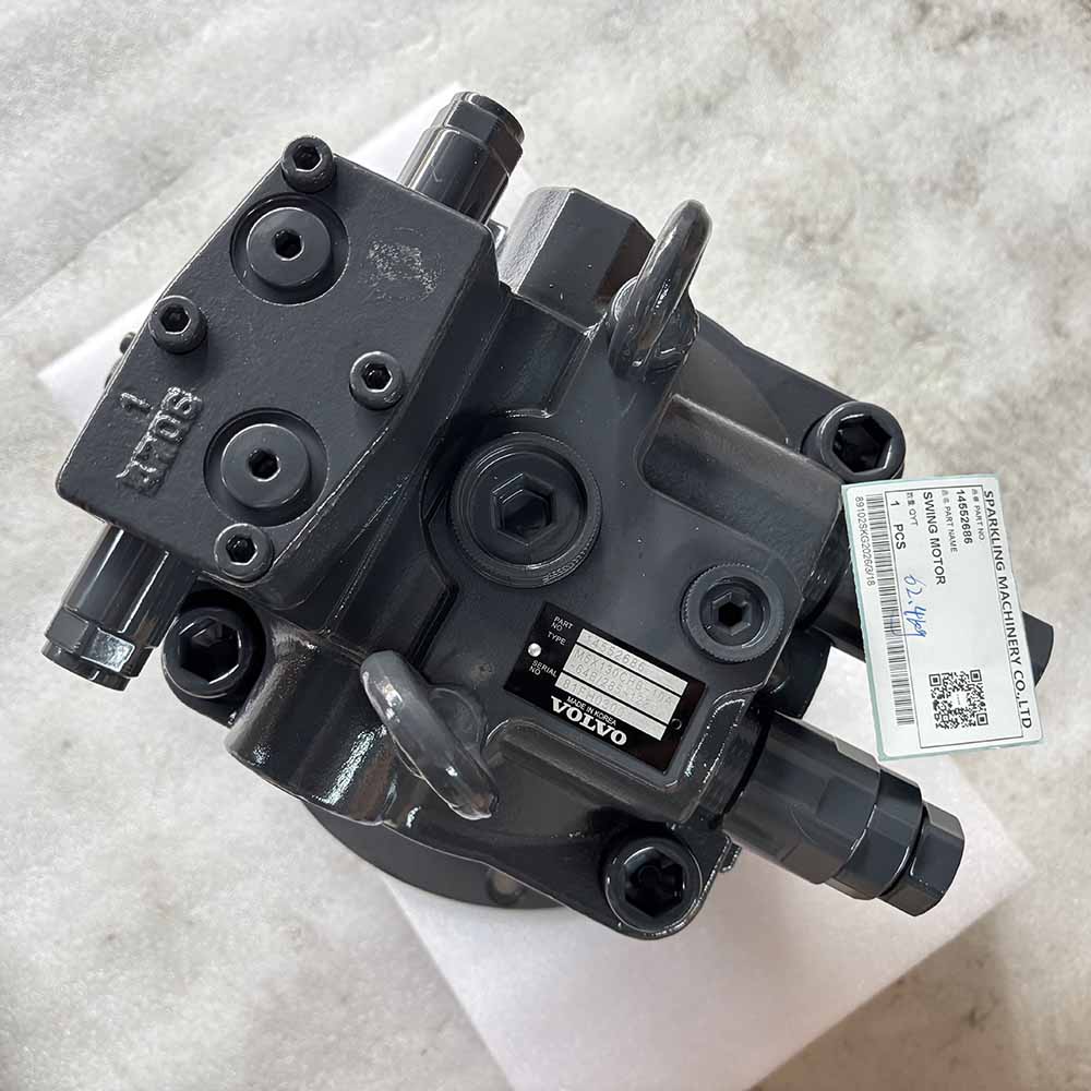 EW180C-wheeled-excavator-swing-motor-replacement-14552686