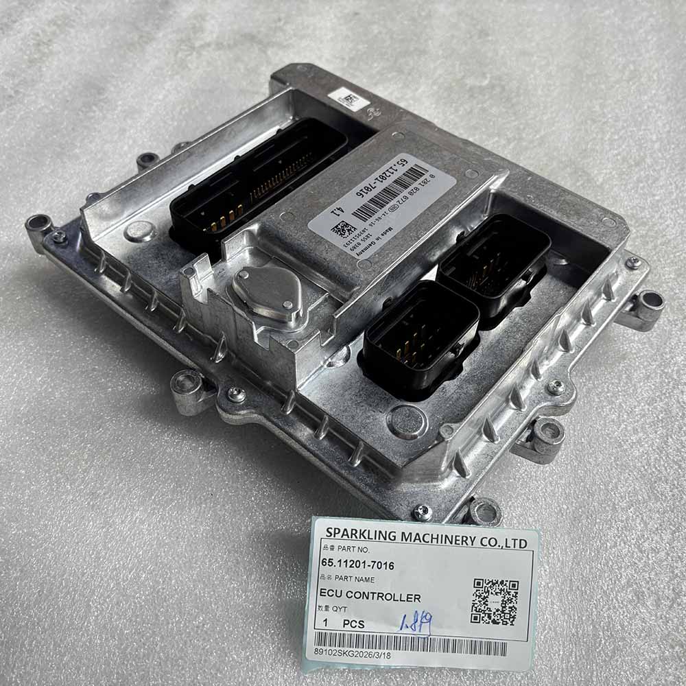 65.11201-7016 ECU Engine Controller for Doosan DL08 & DX300LC Genuine-style-Doosan-engine-controller-65.11201-7016-assembly