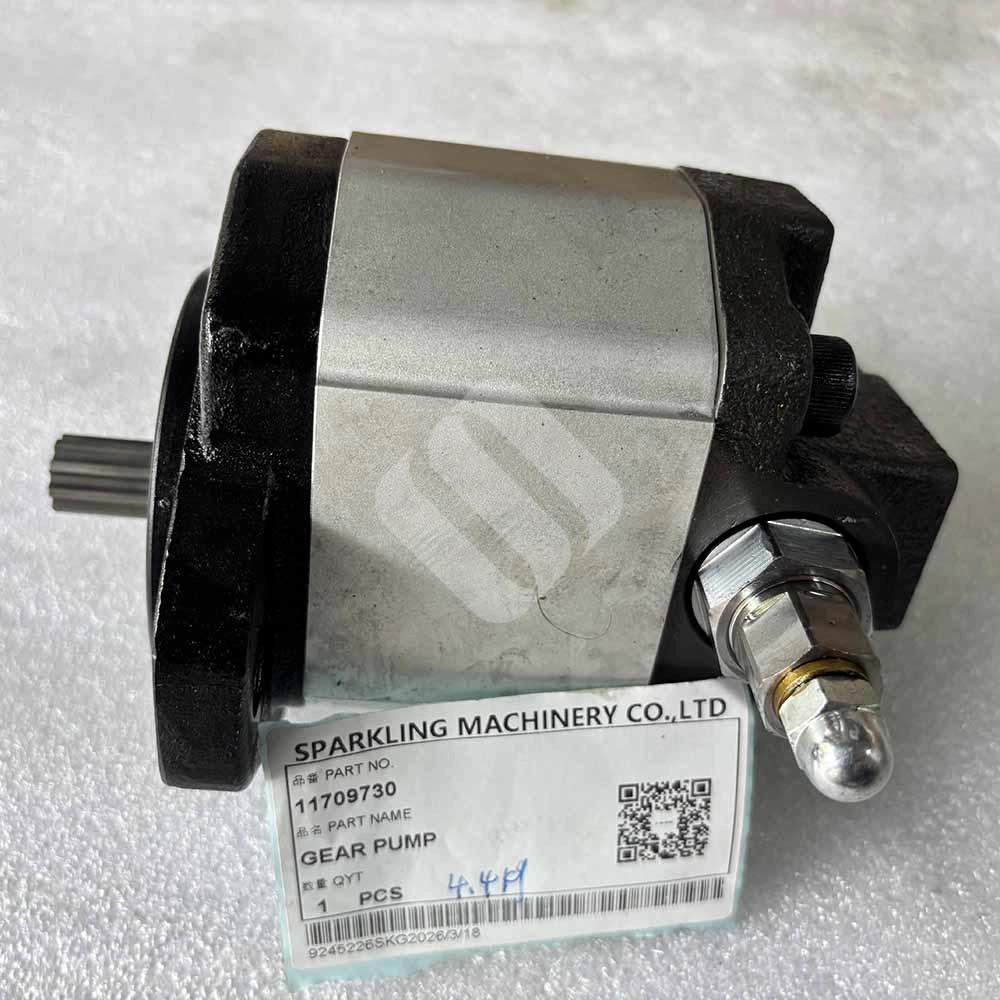 11709730 Hydraulic Gear Pump for Volvo BL70, BL70B, BL71 Backhoe Loaders Volvo-BL70B-backhoe-loader-pilot-gear-pump-11709730