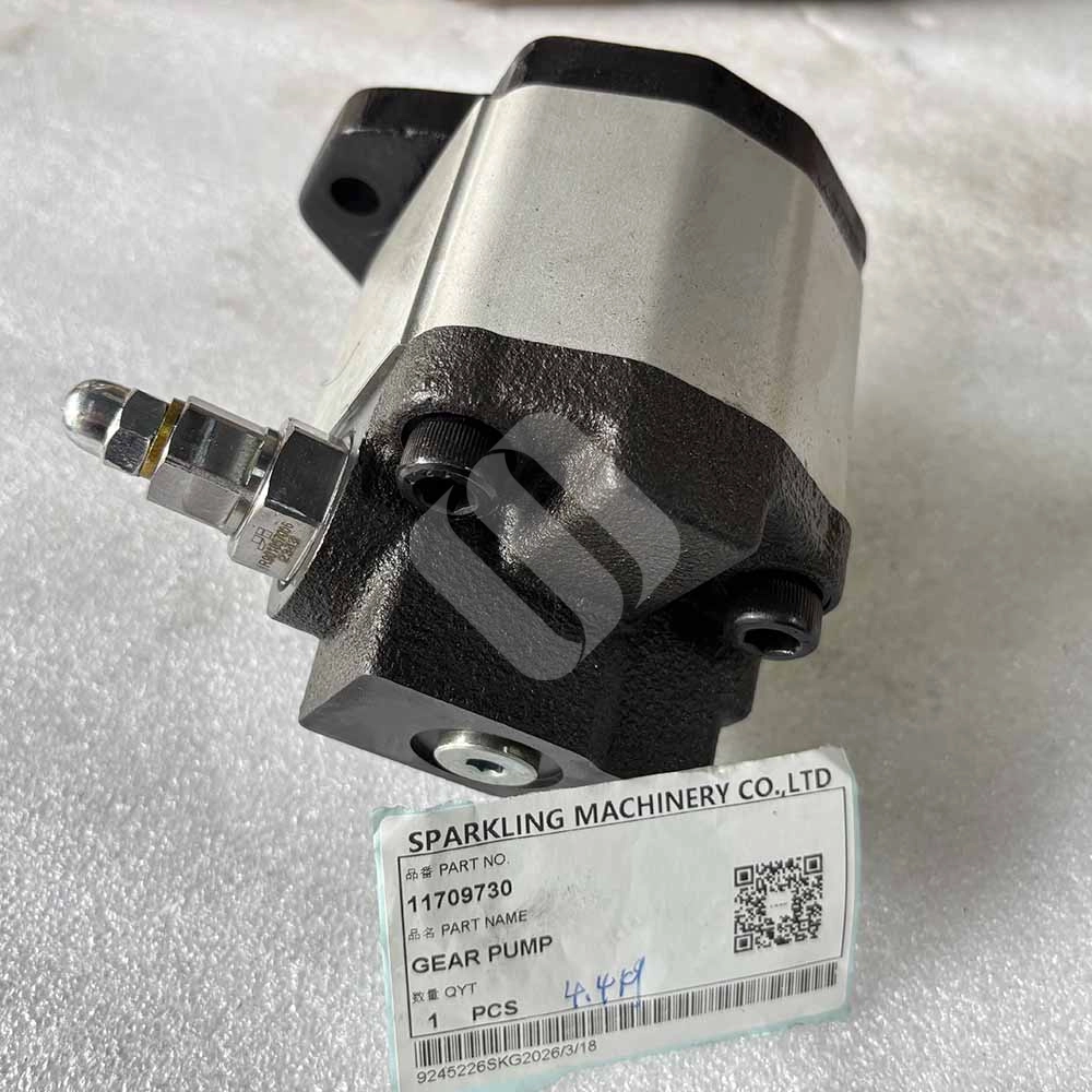 11709730 Hydraulic Gear Pump for Volvo BL70, BL70B, BL71 Backhoe Loaders Volvo-backhoe-loader-steering-circuit-pump-11709730