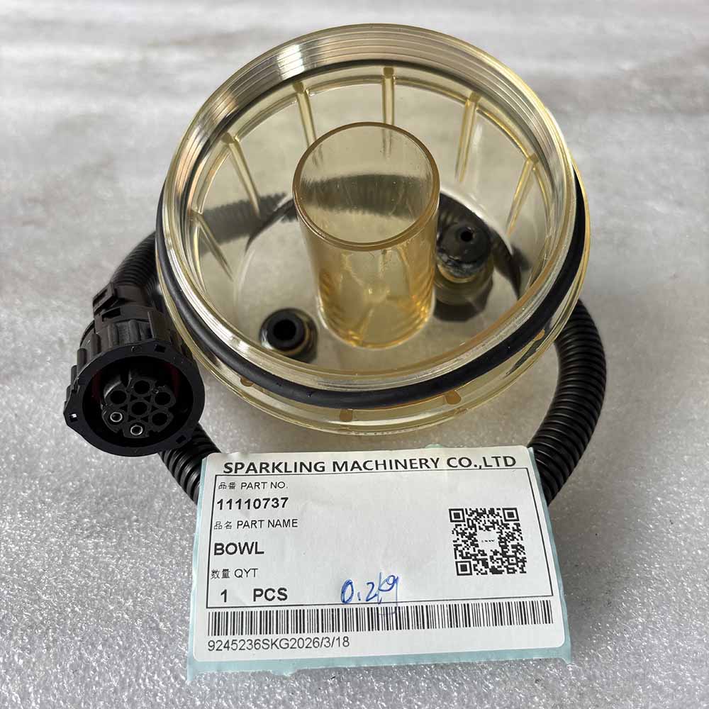 11110737-fuel-water-separator-collection-bowl-for-Volvo-EC210B