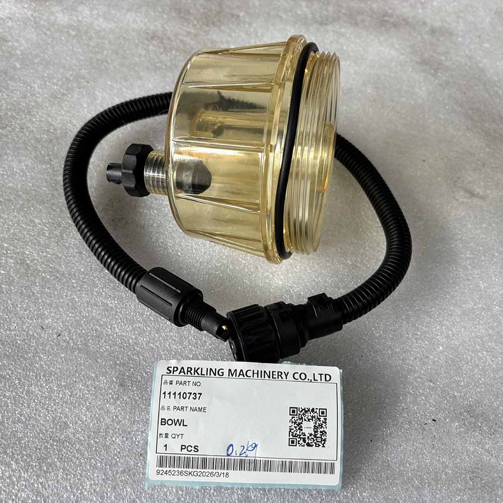 11110737 Fuel Water Separator Bowl for Volvo EC180, EC210B, EC220 Replacement-fuel-separator-bowl-11110737-for-Volvo-EC180-series