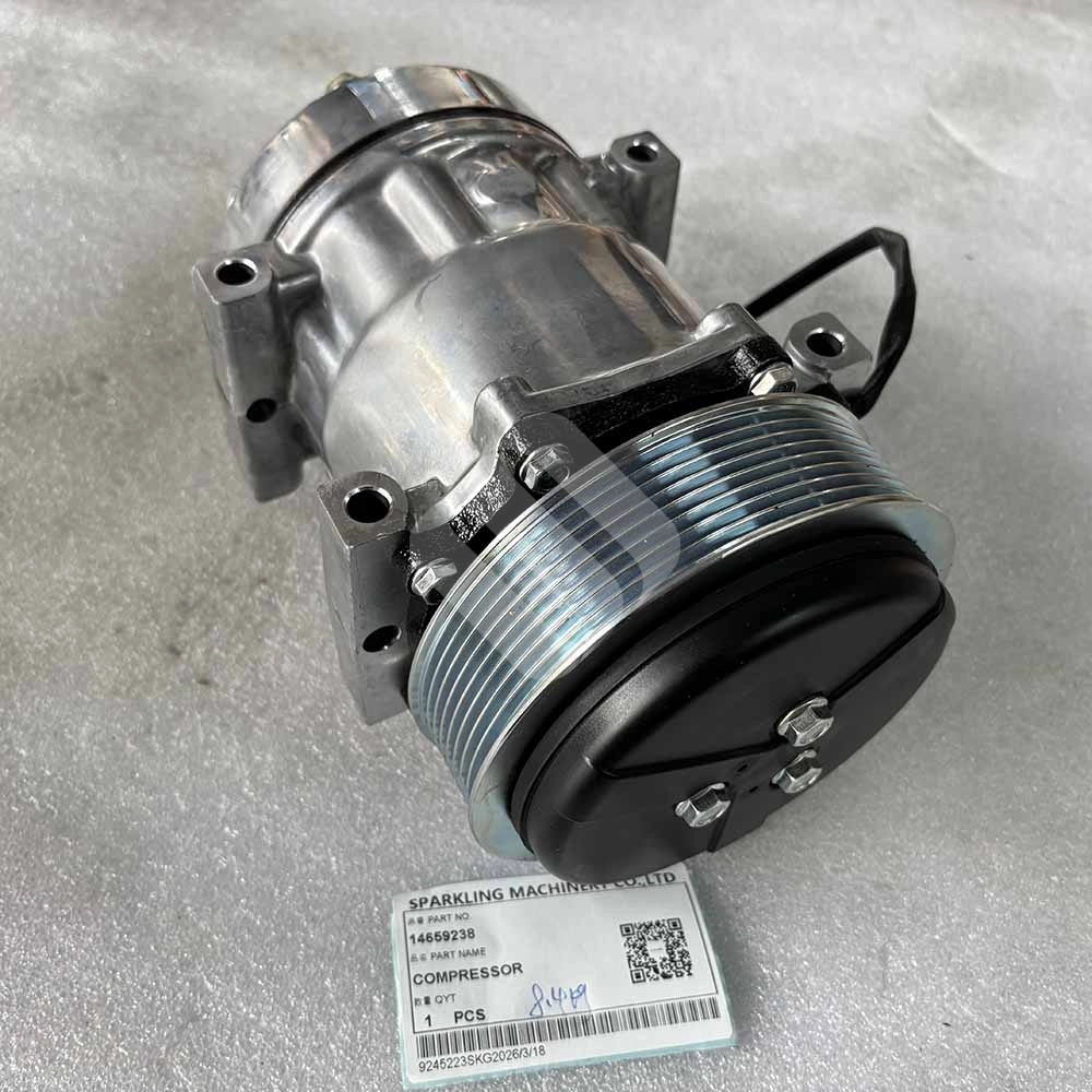 14659238 AC Compressor for Volvo EC250D, EC300D, EC350D Volvo-EC250D-EC350D-air-conditioning-pump-assembly-14659238