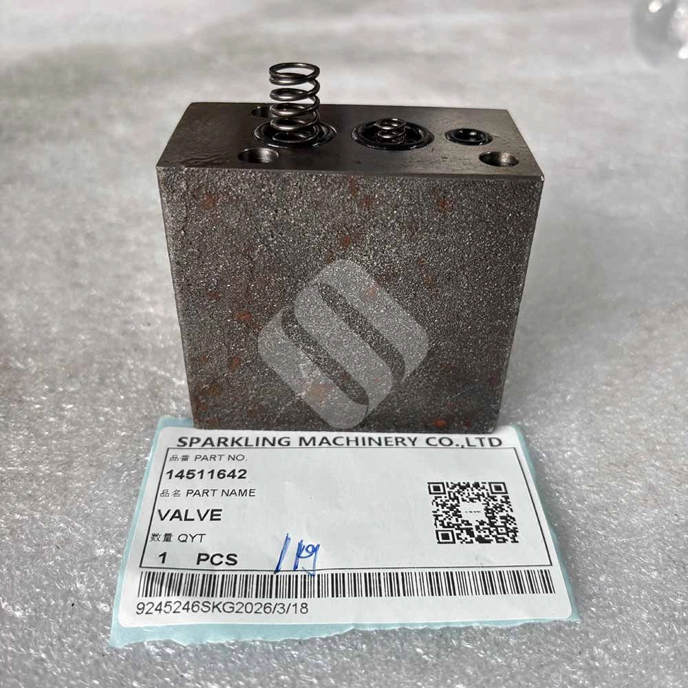 14511642 Hydraulic Relief Valve for Volvo EC140, EC210B, EC460 Volvo-EC210B-excavator-control-valve-component-14511642