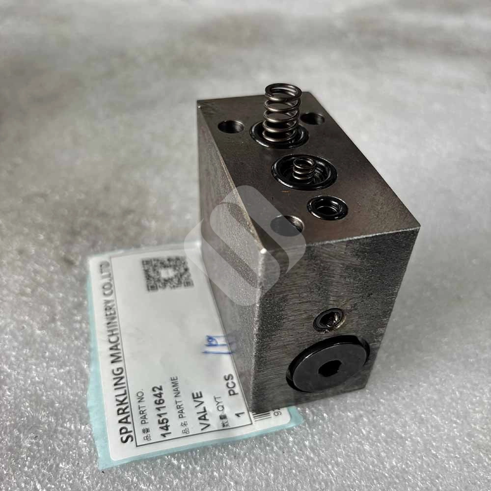 14511642 Hydraulic Relief Valve for Volvo EC140, EC210B, EC460 Replacement-hydraulic-valve-14511642-for-Volvo-EC140-series