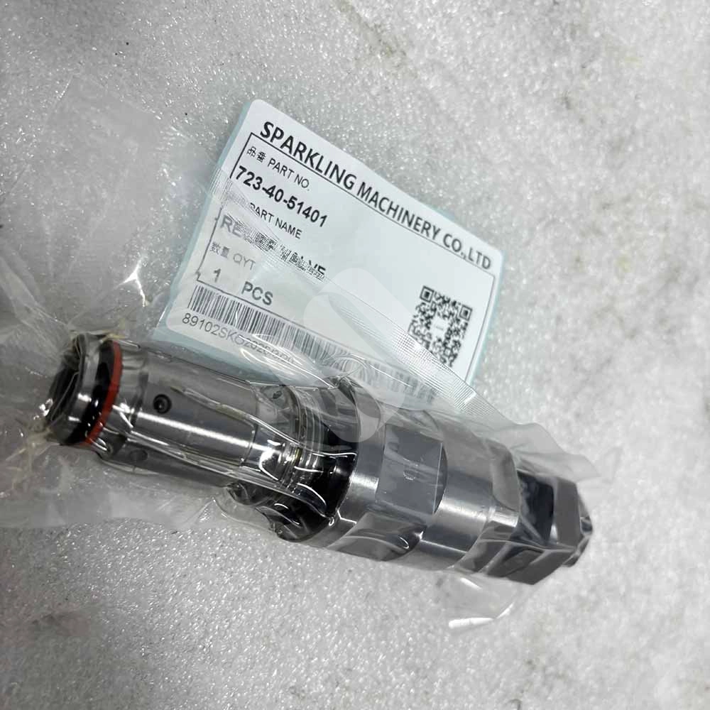 723-40-51401 Hydraulic Relief Valve for Komatsu PC120-6, PC200-7, PC210-6 Komatsu-PC120-6-excavator-pressure-control-valve-723-40-51401