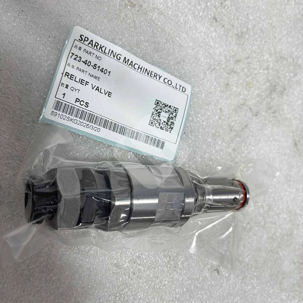723-40-51401 Hydraulic Relief Valve for Komatsu PC120-6, PC200-7, PC210-6 723-40-51401-hydraulic-port-relief-valve-for-Komatsu-PC200-7