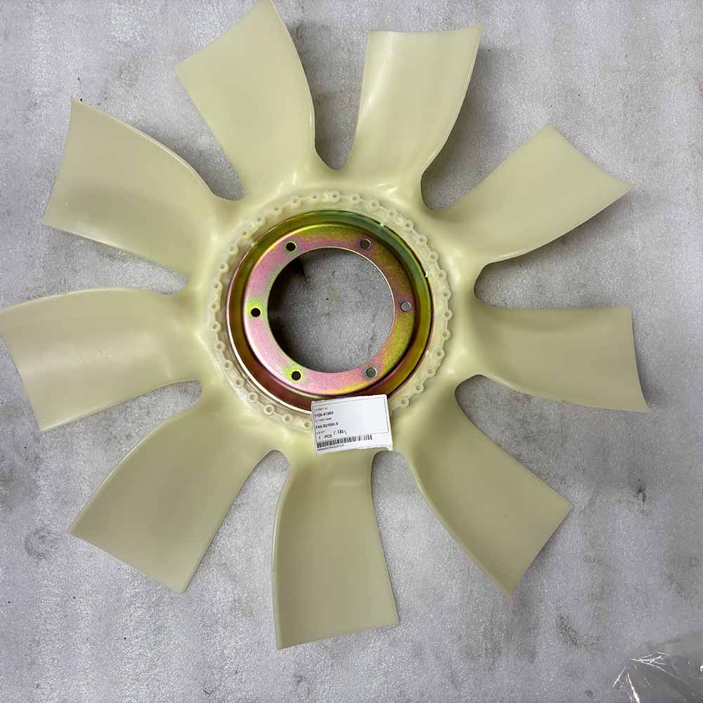 Heavy-duty-polymeric-fan-blade-11Q6-01250-for-Hyundai-R210NLC-9