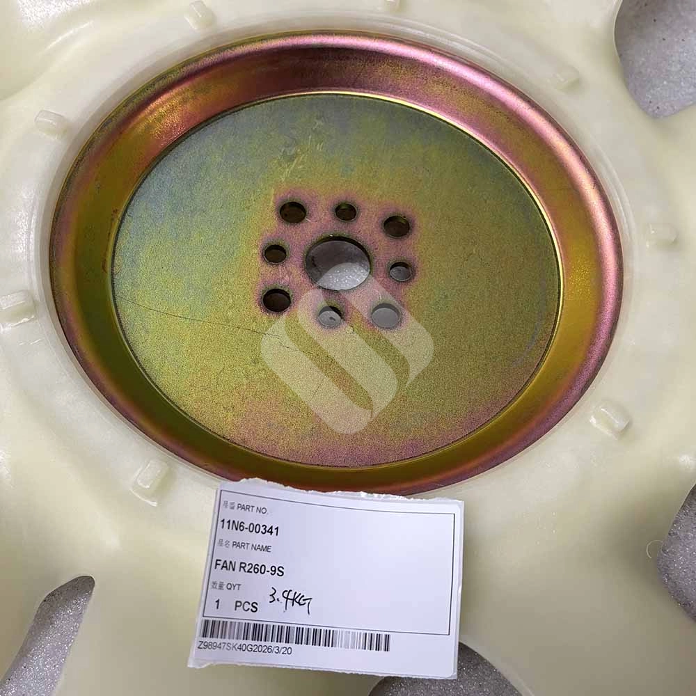 11N6-00341 Engine Cooling Fan for Hyundai R260LC-9S, R210W-9S, R160LC-7 High-performance-cooling-fan-11N6-00341-for-Hyundai-excavators