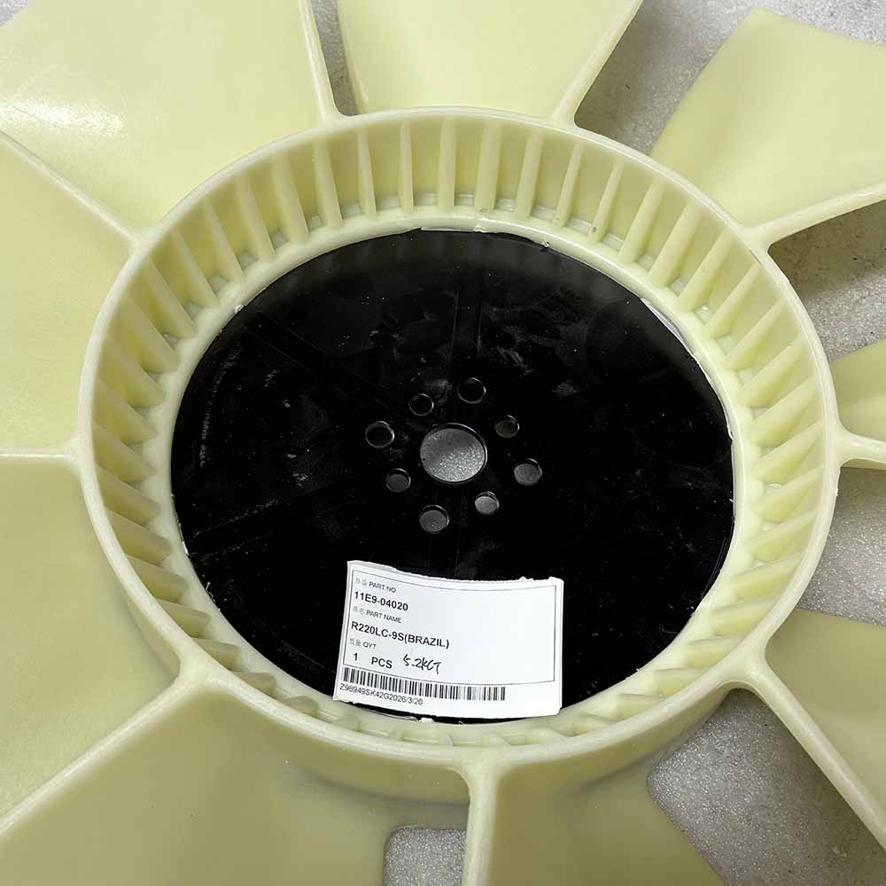 Hyundai-R170W-7-wheeled-excavator-radiator-fan-11E9-04020