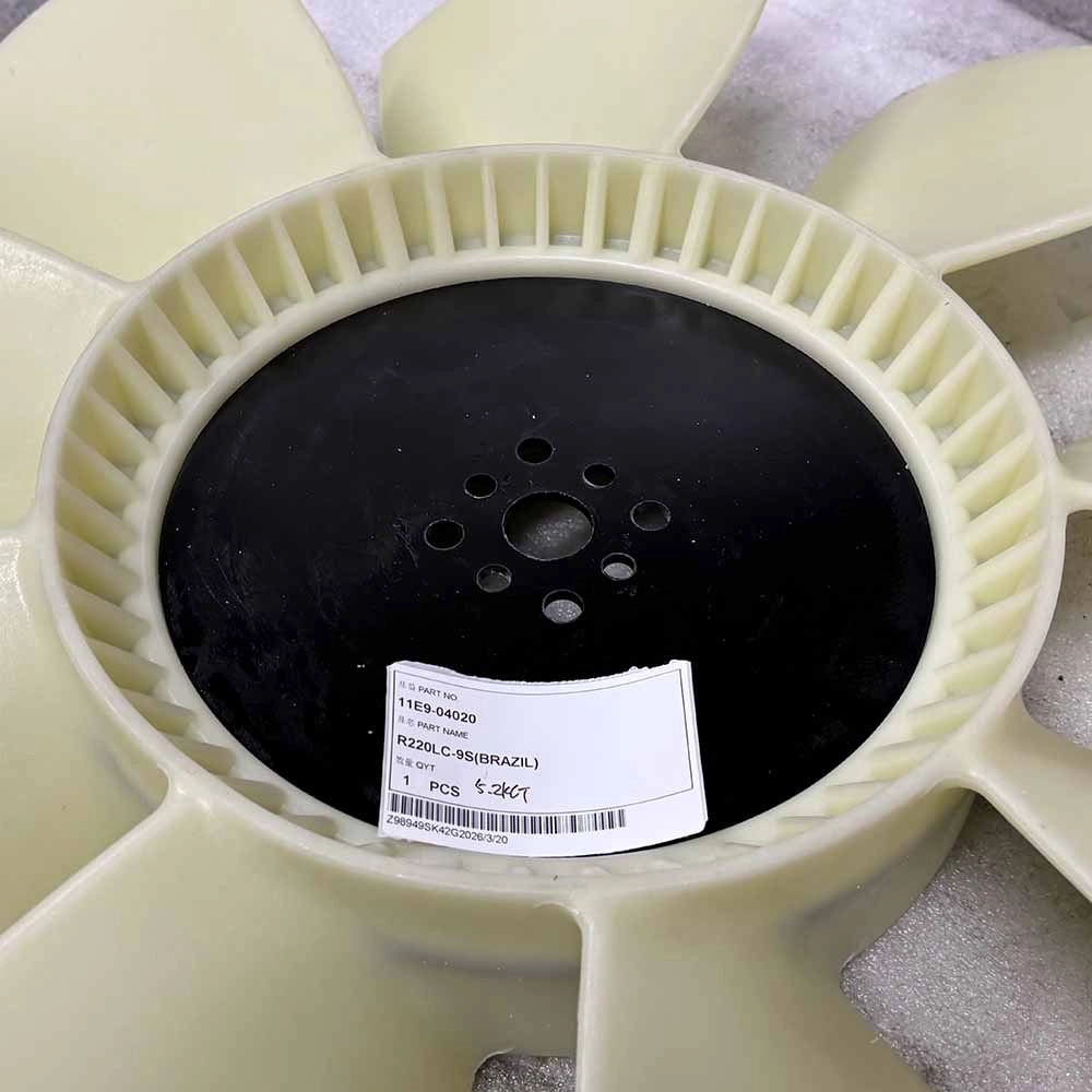 Hyundai-R170W-7-wheeled-excavator-radiator-fan-11E9-04020
