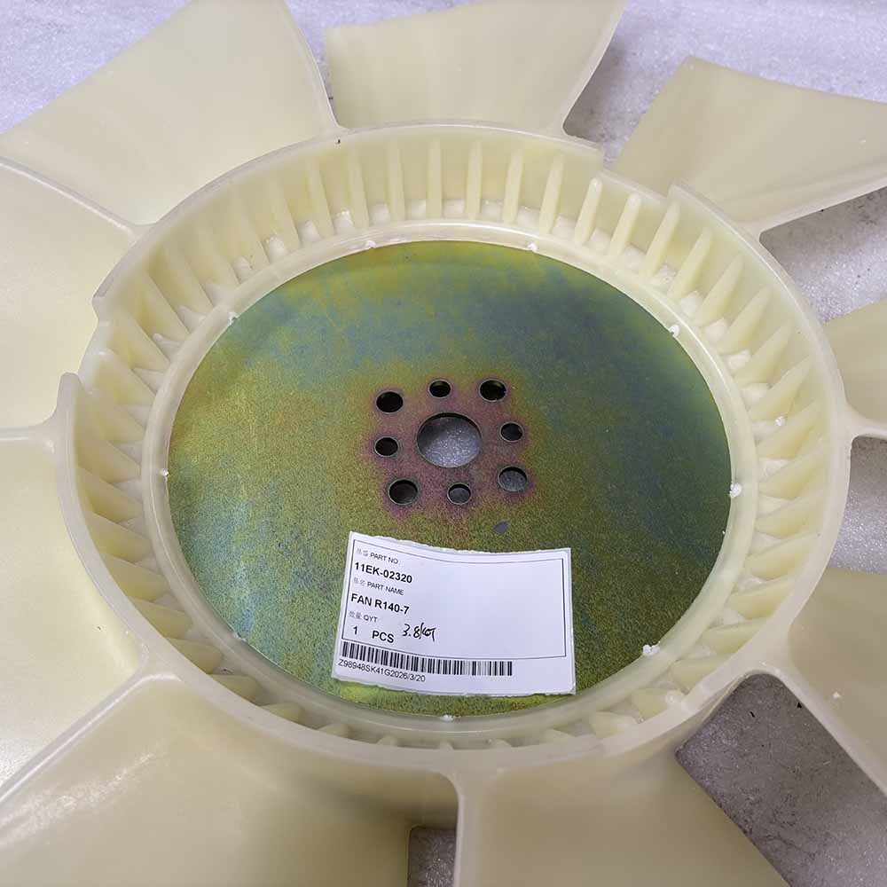 11EK-02320 Engine Cooling Fan for Hyundai R140LC-7, R140W-7, R130W-3 11EK-02320-engine-cooling-fan-blade-for-Hyundai-R140LC-7