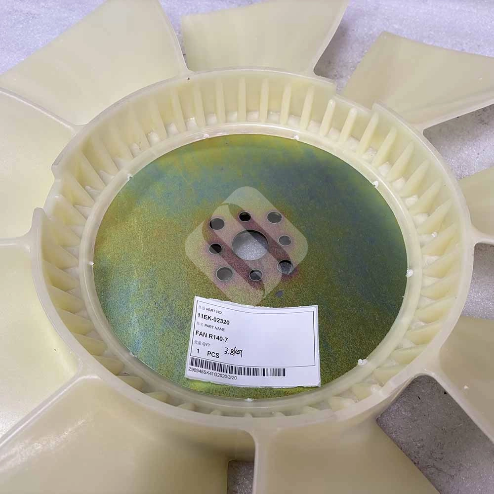 11EK-02320 Engine Cooling Fan for Hyundai R140LC-7, R140W-7, R130W-3 11EK-02320-engine-cooling-fan-blade-for-Hyundai-R140LC-7