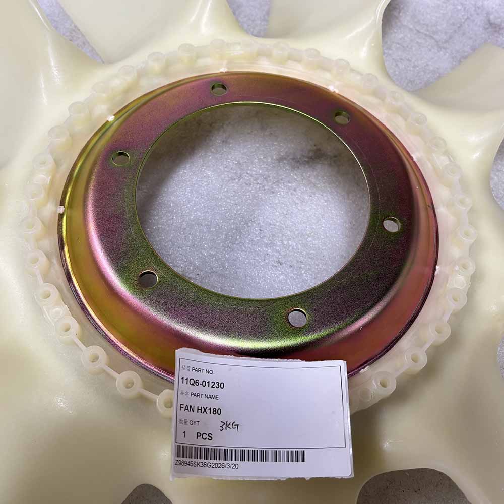 Heavy-duty-polymeric-fan-blade-11Q6-01230-for-Hyundai-R170W-9S