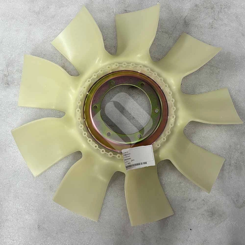11Q6-01230 Engine Cooling Fan for Hyundai HX180L, R140LC-9A, R170W-9S Hyundai-R140LC-9A-excavator-radiator-fan-assembly-11Q6-01230
