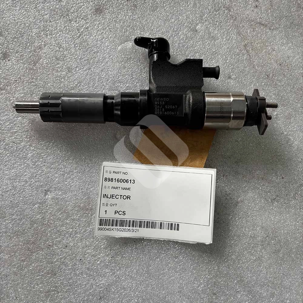 8981600613 Common Rail Fuel Injector for John Deere 245GLC, 190GW Excavators 8981600613-replacement-diesel-fuel-injector-for-John-Deere-machinery