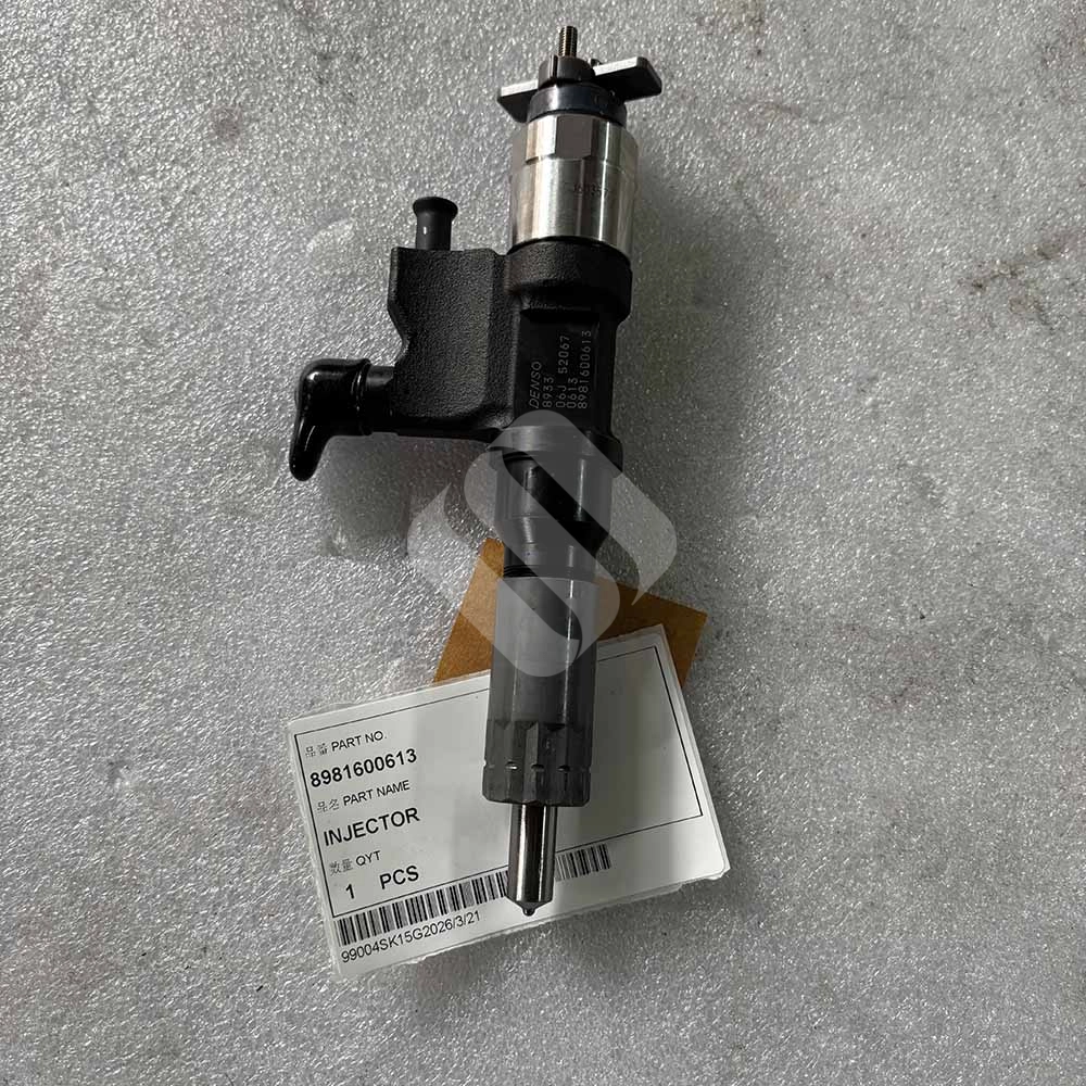 8981600613 Fuel Injector for John Deere 190GW and 230GW Wheeled Excavators 8981600613-high-pressure-diesel-injector-for-construction-equipment