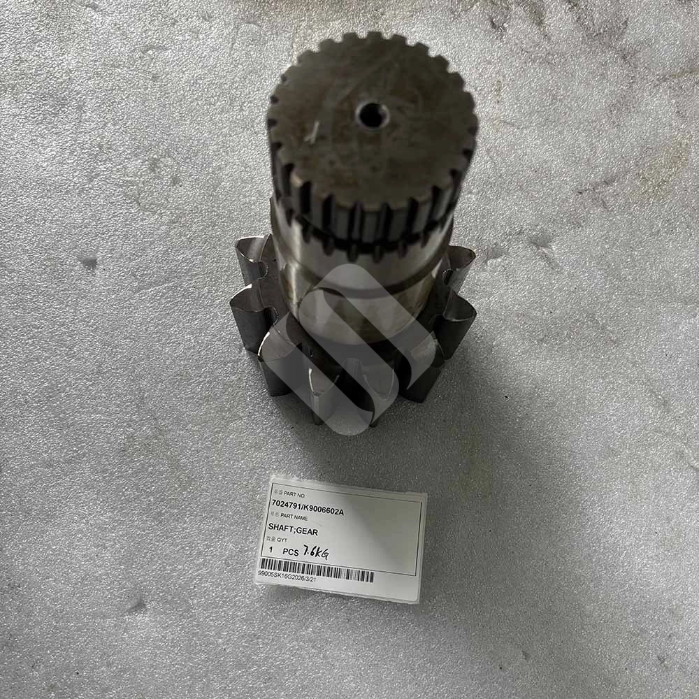 7024791 K9006602A Gear Shaft for Doosan DX75, DX75R, DX80R 7024791-K9006602A-hydraulic-motor-gear-shaft-for-Doosan-DX75
