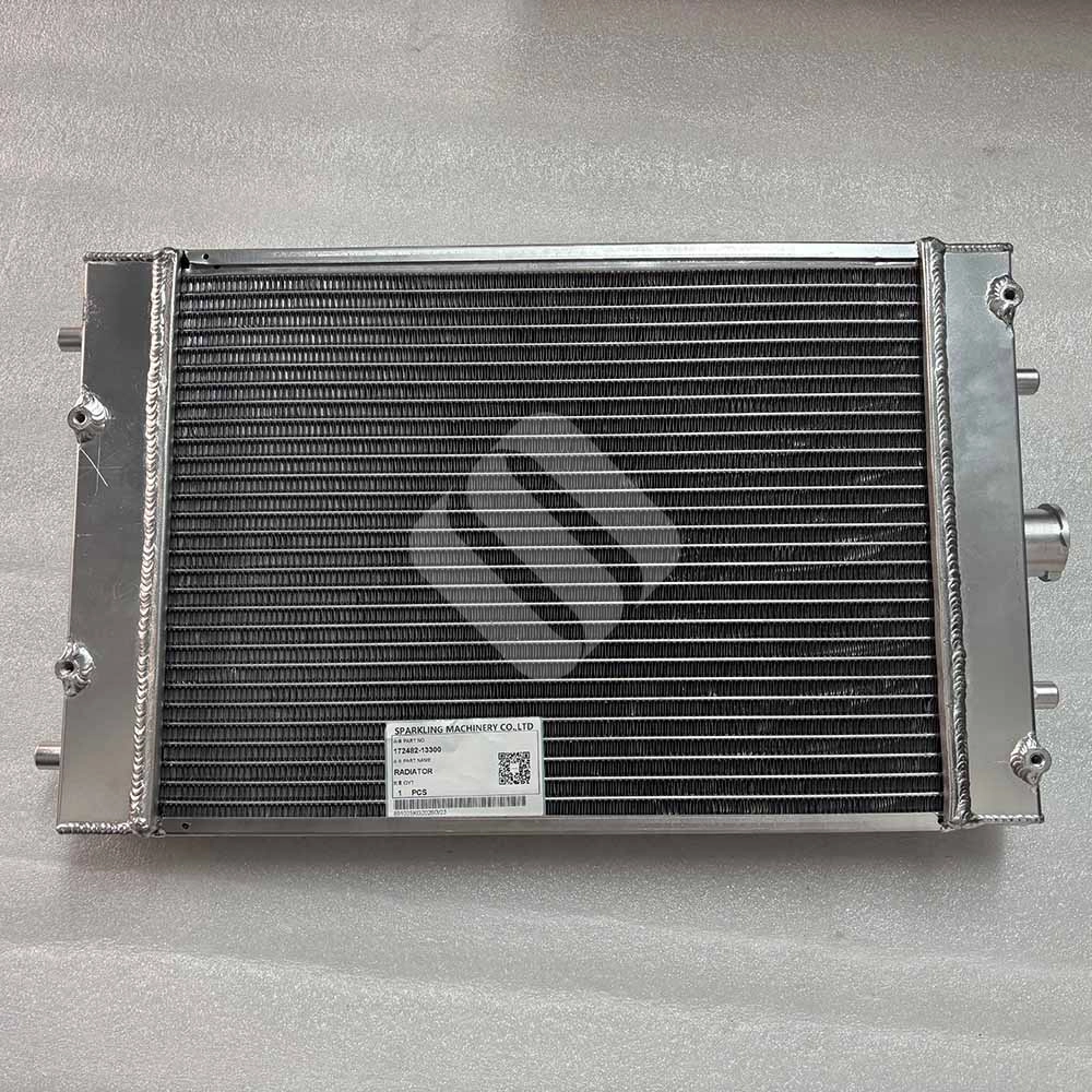 172482-13300 Radiator for Yanmar ViO20-3, ViO25, ViO25-6A 172482-13300-aluminum-radiator-for-Yanmar-ViO25-excavator