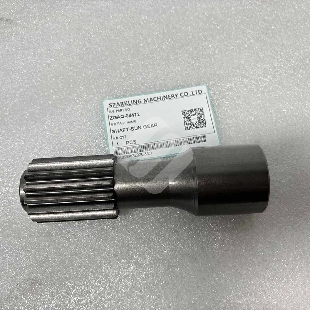 ZGAQ-04472 Hub Sun Gear Shaft for Hyundai HW140, R140W-9, R140W-9A ZGAQ-04472-shaft-sun-gear-for-Hyundai-R140W-9-wheeled-excavator