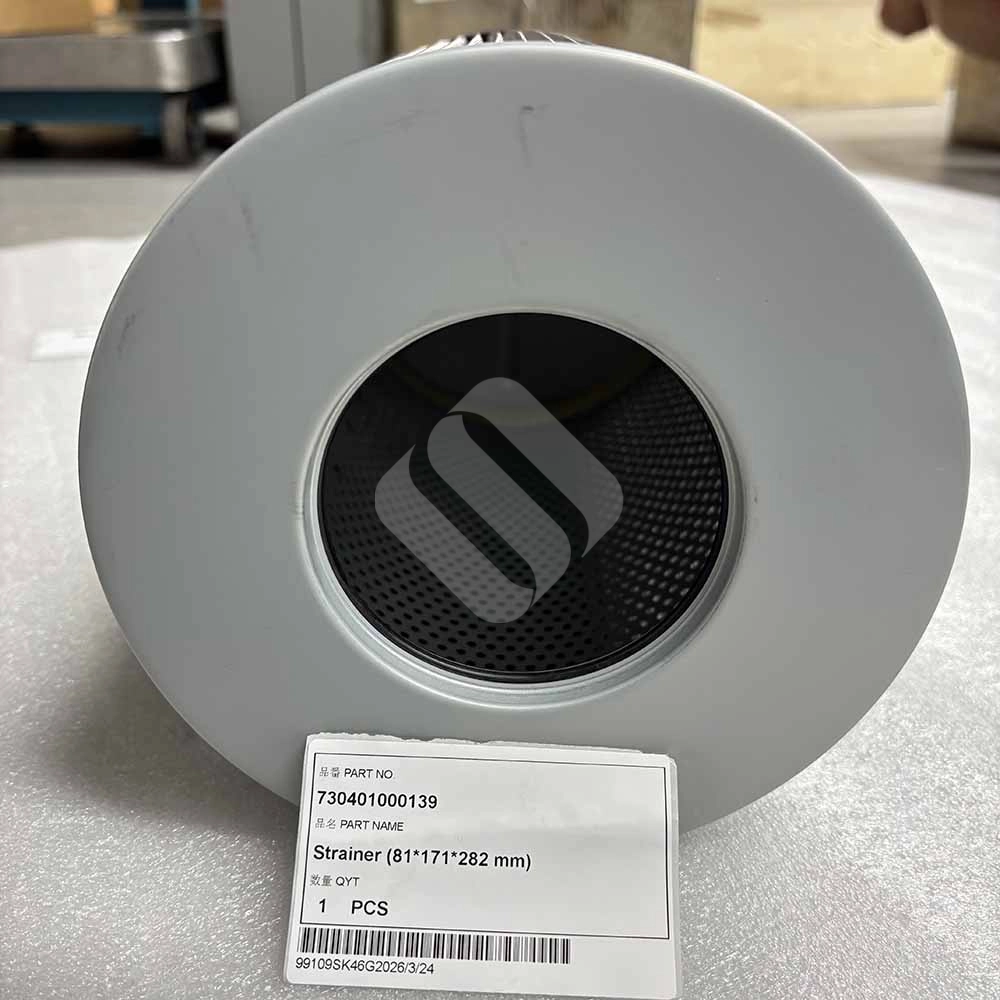730401000139 Hydraulic Suction Strainer for Sunward Excavators (81x171x282mm) 730401000139 Hydraulic Suction Strainer left side