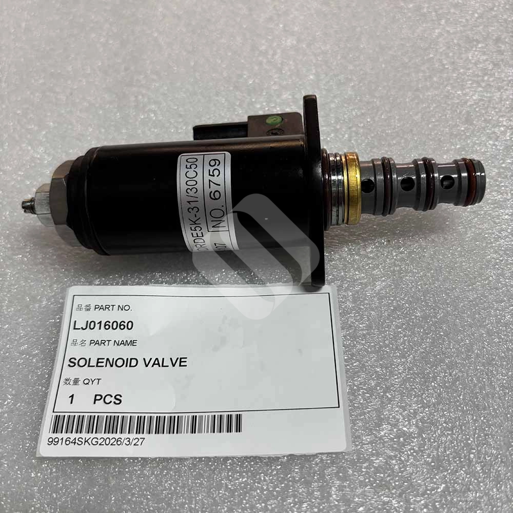 LJ016060 Hydraulic Solenoid Valve for CASE CX130B, CX210B, CX700B CASE-excavator-hydraulic-manifold-solenoid-component-LJ016060