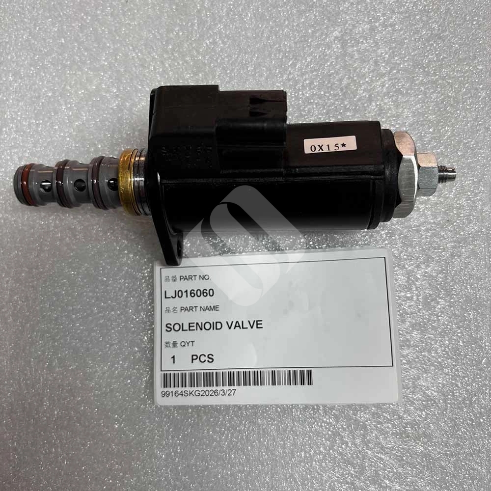 LJ016060 Hydraulic Solenoid Valve for CASE CX130B, CX210B, CX700B LJ016060-high-pressure-solenoid-cartridge-for-CASE-construction
