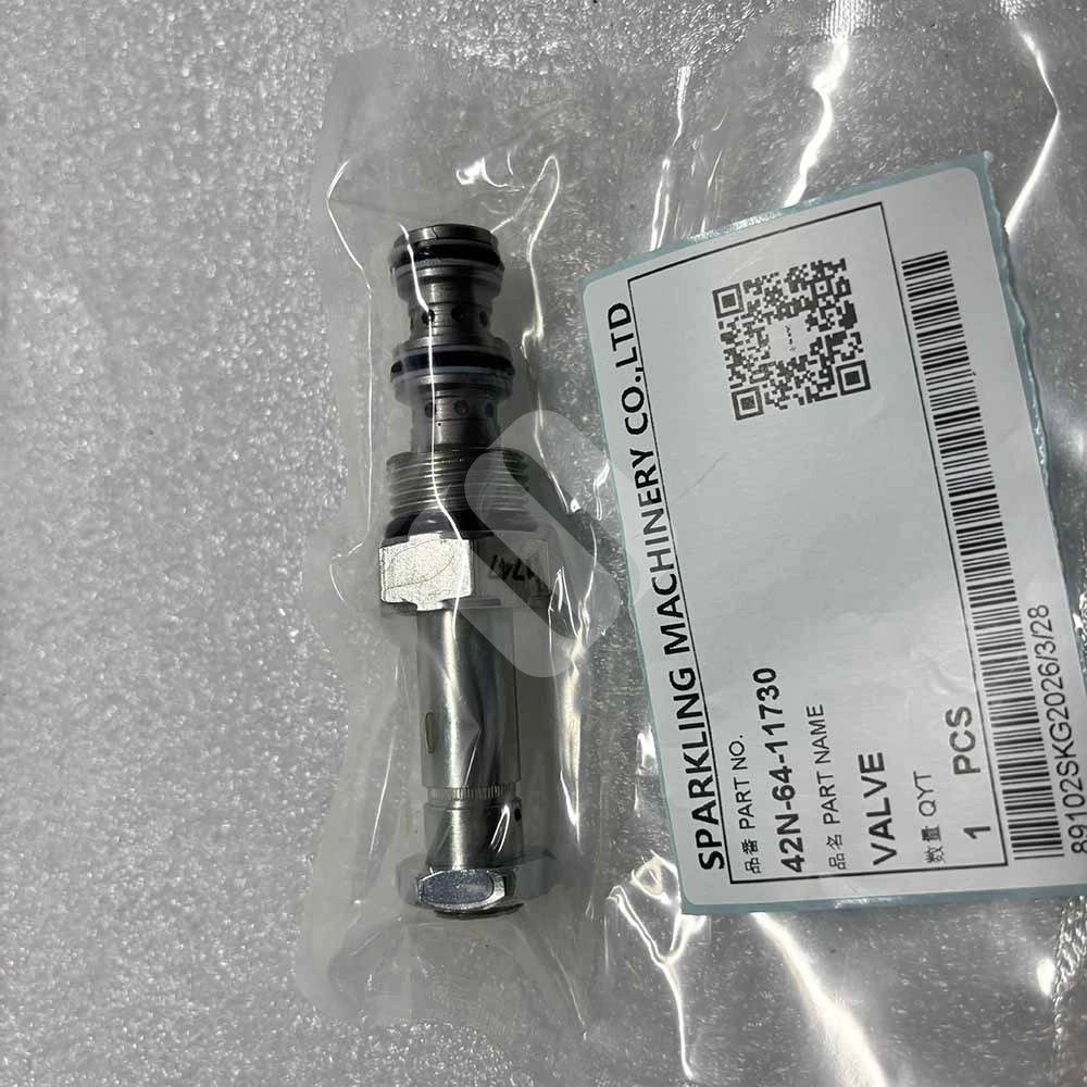 42N-64-11730 Hydraulic Valve for Komatsu WB93R-5, WB93S-5, WB97S-5 42N6411730-brake-system-logic-valve-for-Komatsu-WB93S-5