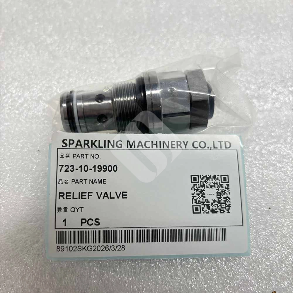 723-10-19900 Hydraulic Relief Valve for Komatsu WB93R-5, WB97R-5, WB93R-8 723-10-19900-hydraulic-relief-valve-for-Komatsu-WB93R-5